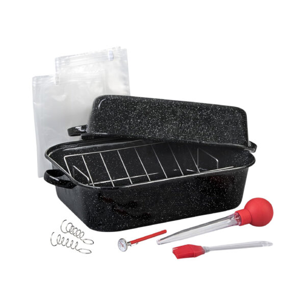 Granite Ware 25 lb Rectangular Roaster Set